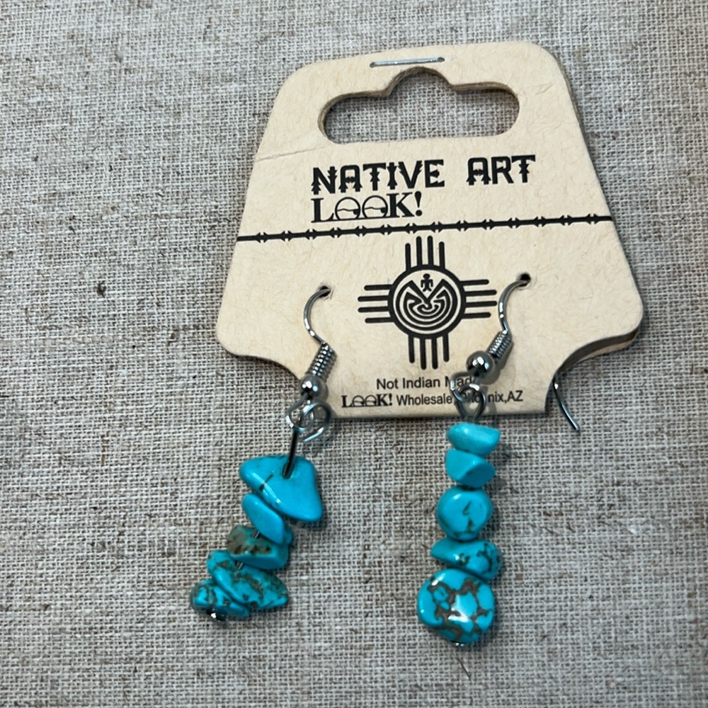 Turquoise Stone Earrings